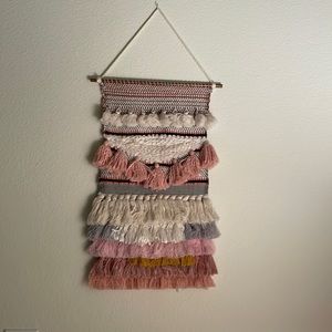 Fringed Anthropologie tapestry